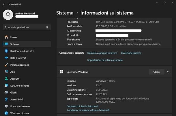 Come sapere che Windows ho