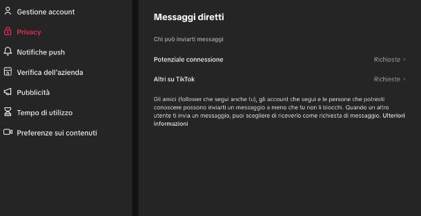 Come vedere i messaggi filtrati su TikTok