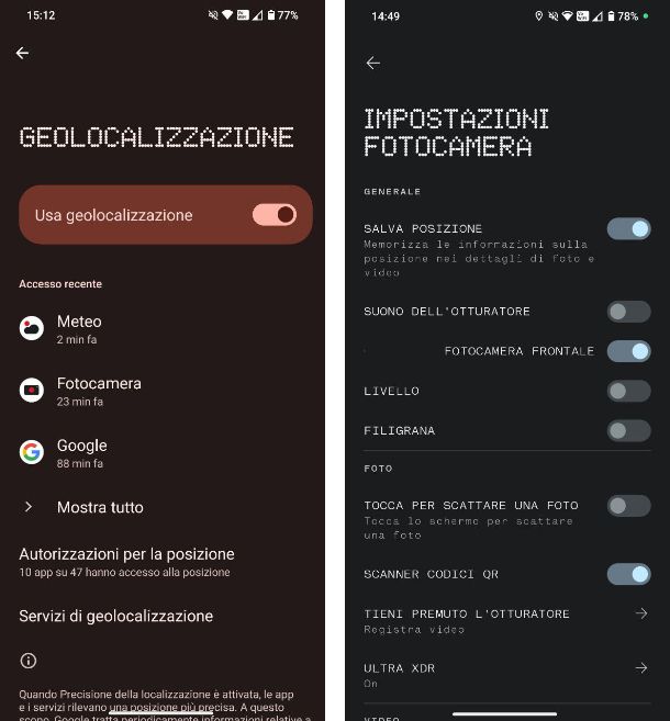 Come geotaggare le foto su Android