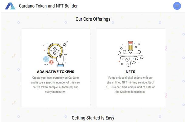 Cardano Token and NFT Builder
