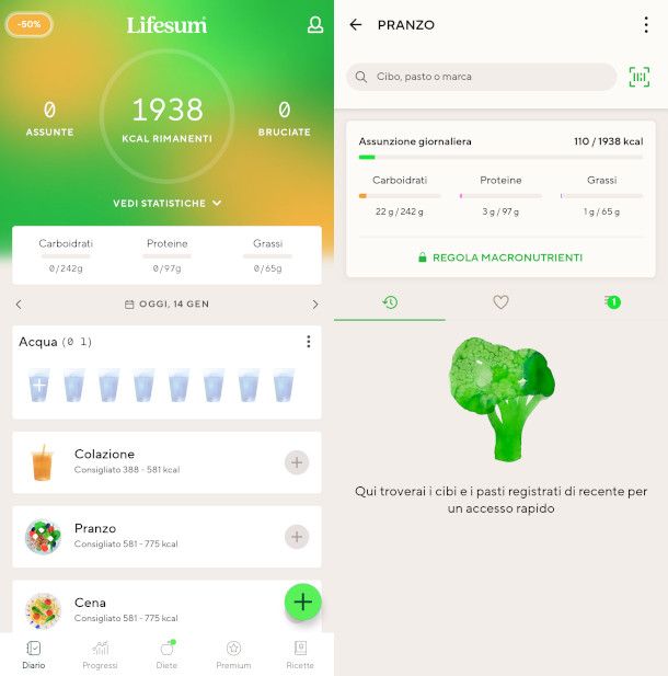 schemate app Lifesum
