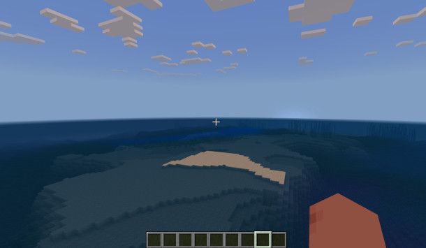 piccola isola Minecraft Bedrock