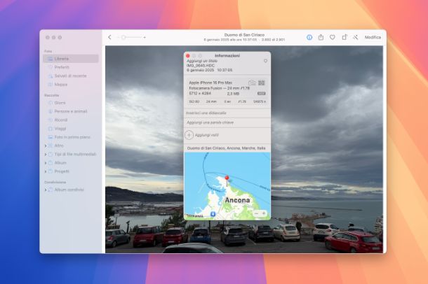 Come geotaggare le foto su Mac