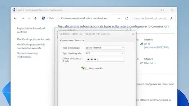 Windows password Wi-Fi