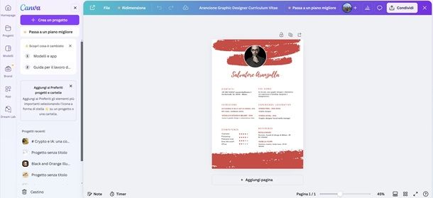 cv canva