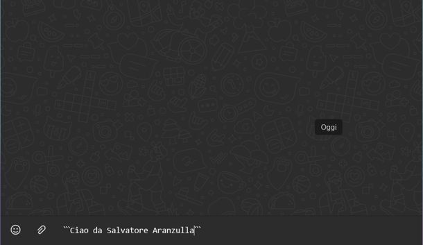 Scrivere codice WhatsApp Windows