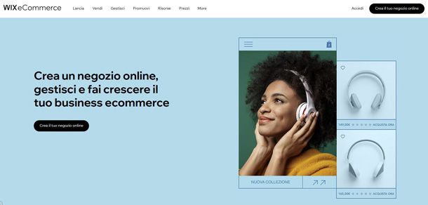 Wix ecommerce