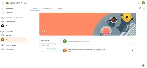 Come usare Google Classroom
