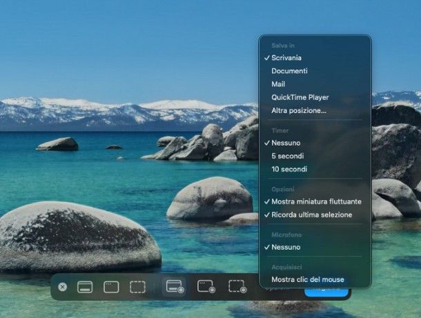 Come registrare schermo Mac senza QuickTime