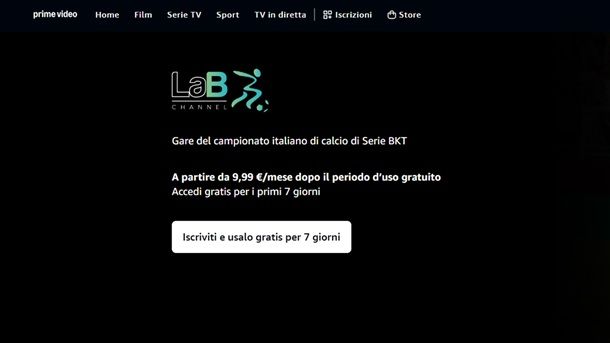 Partite gratis Serie B