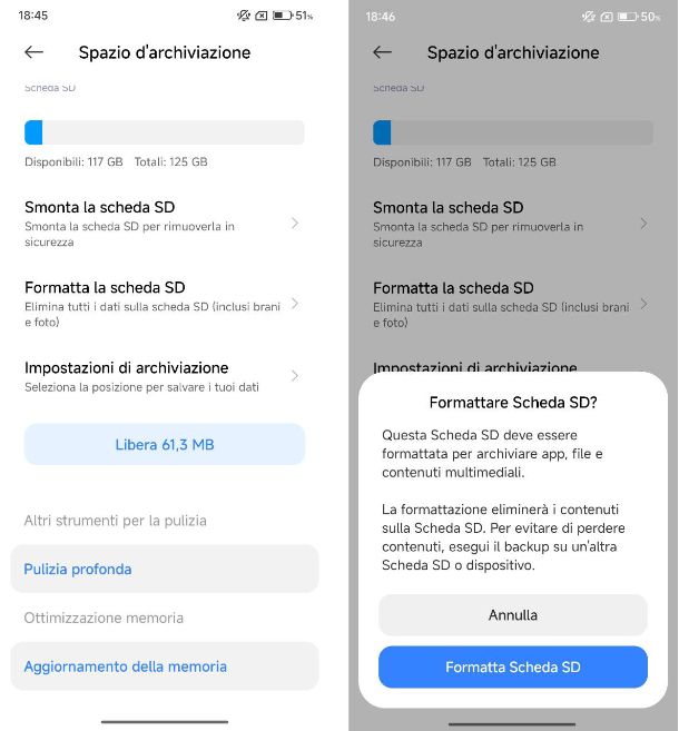 Come formattare Micro SD su Xiaomi