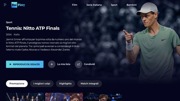 Come vedere partite gratis di altri sport RaiPlay