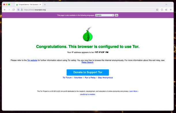 Tor Browser macOS