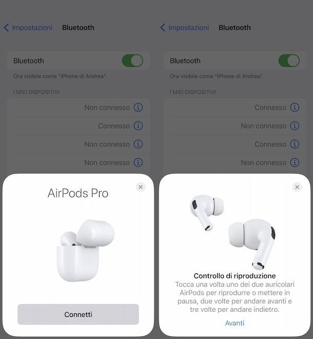 Come collegare entrambe le cuffie Bluetooth iPhone e iPad