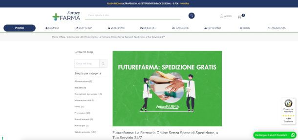 home page sito Futurefarma