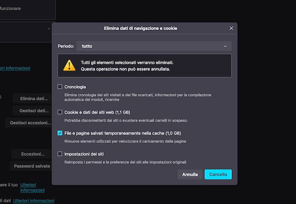Cache Mozilla Firefox