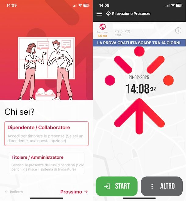 Rilevazione Presenze