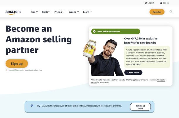 Venditore Amazon