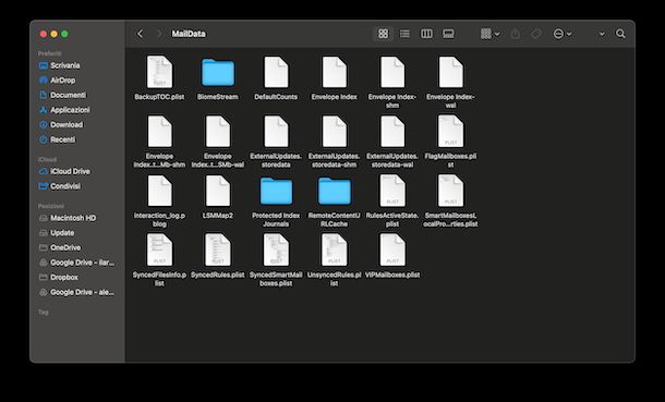 Cache Apple Mail