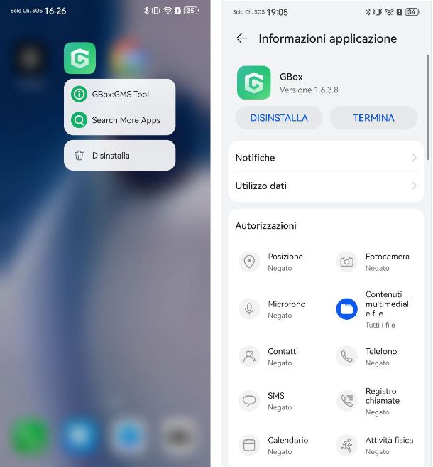 Come rimuovere il Play Store da Huawei