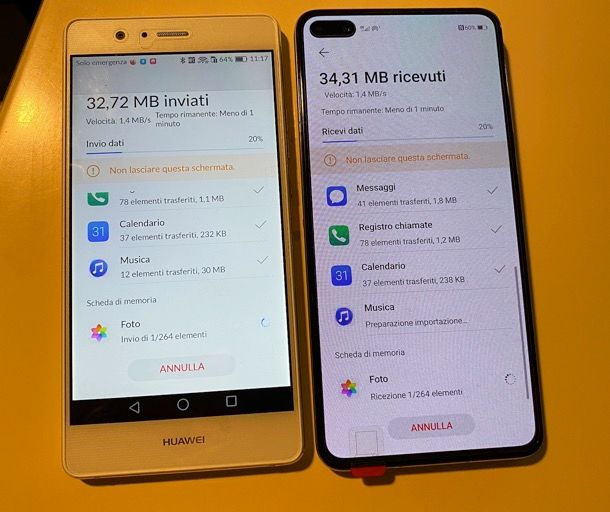 Configurazione iniziale dello smartphone