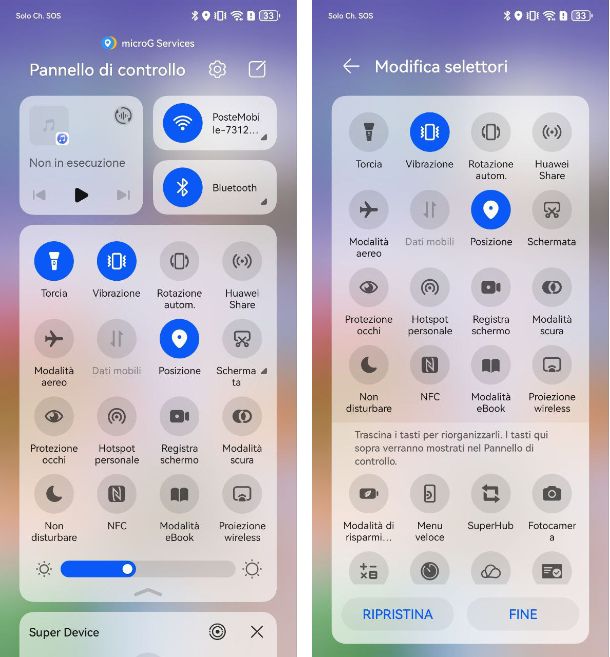 Come attivare la torcia su Huawei