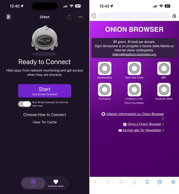 Tor iOS/iPadOS