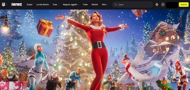 Gli eventi di Natale di Fortnite