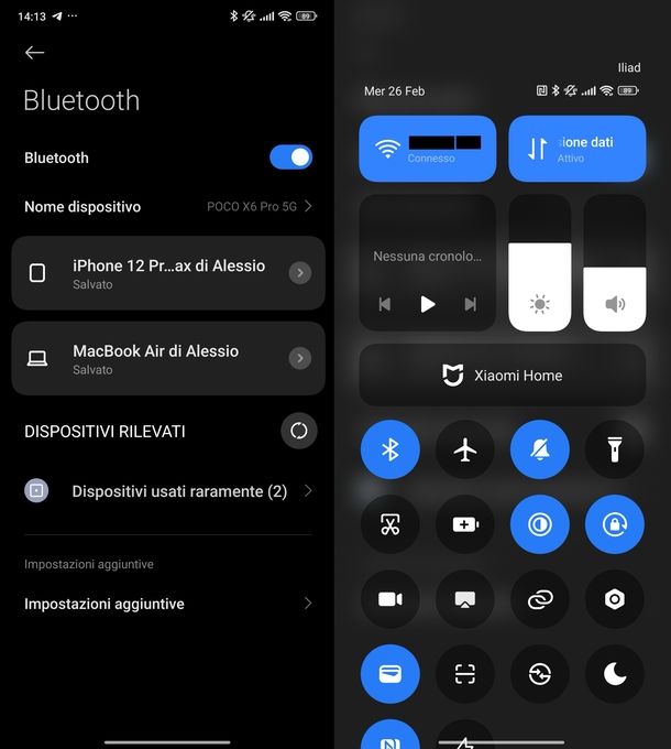 Attivare Bluetooth Xiaomi