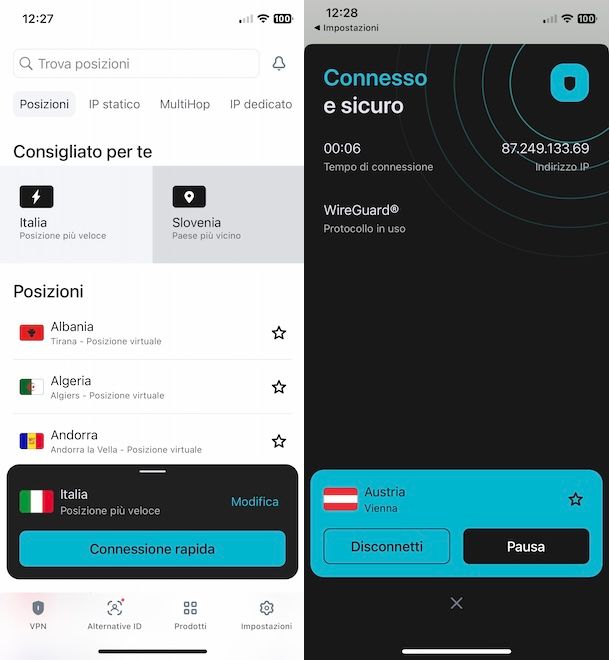 App Surfshark su iPhone