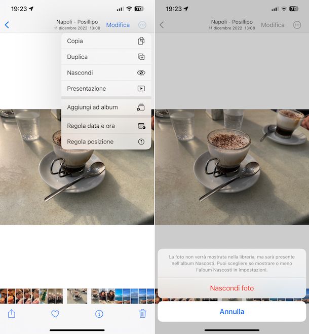 Come nascondere cartelle e file su iOS