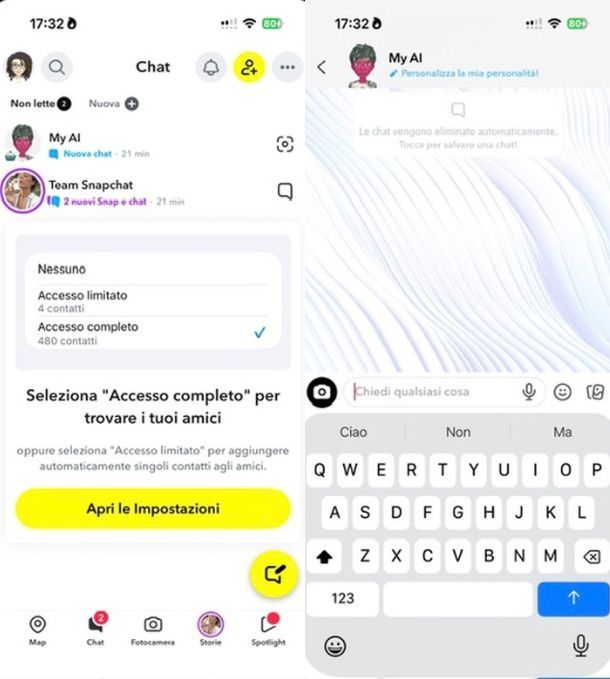 Chat Snapchat
