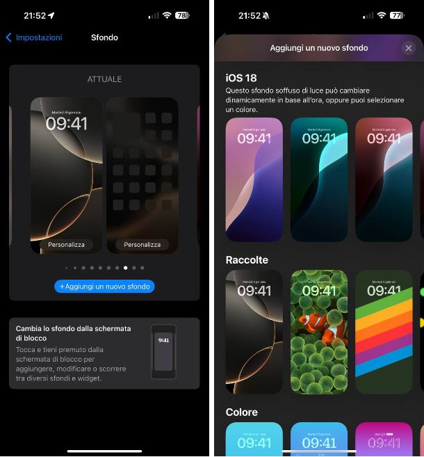 Come mettere uno sfondo animato su iPhone