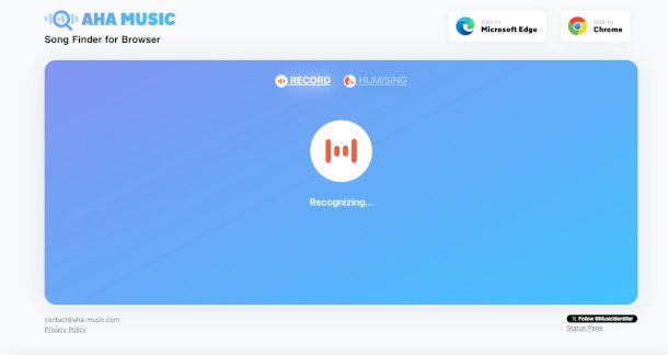 home page sito AHA Music