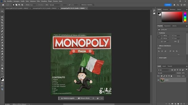 vettorializzare pdf photoshop