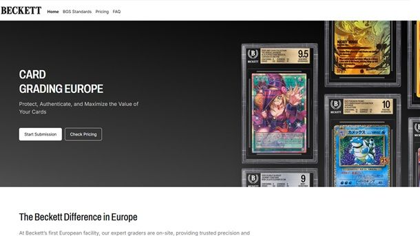 Come gradare le carte Pokémon Beckett