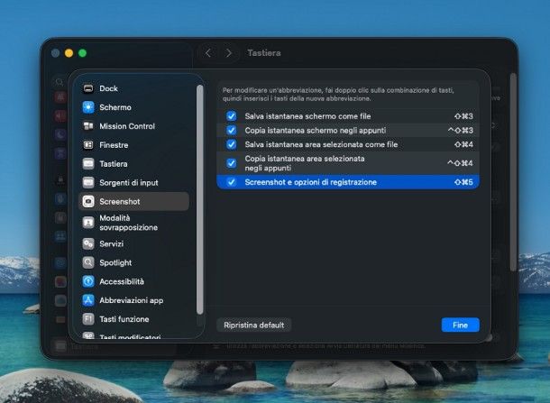 Come registrare schermo Mac