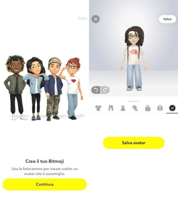 Bitmoji Snapchat
