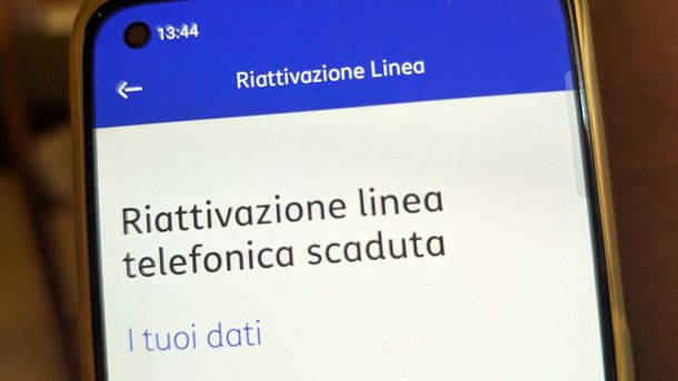 Riattivazione linea TIM