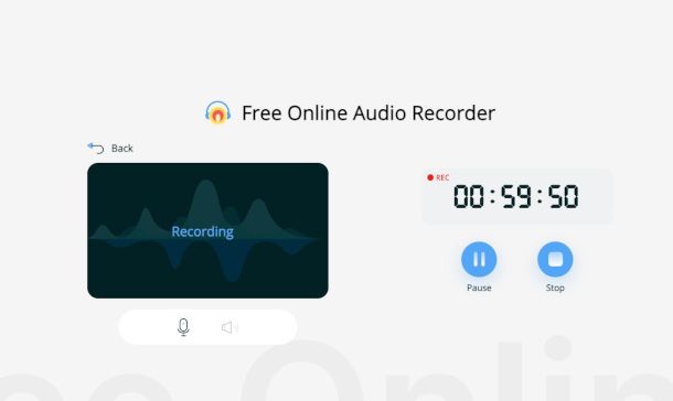 interfaccia Apowersoft Free Online Recorder