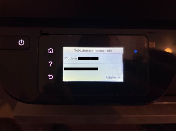 Connessione Wi-Fi stampante HP