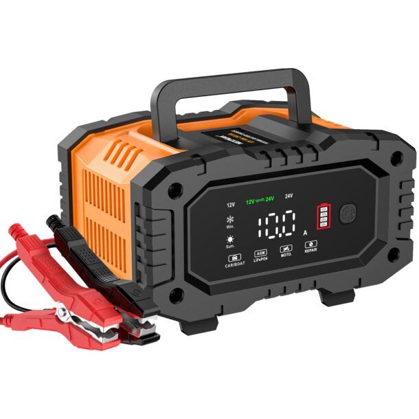 Caricabatteria Per Auto MSW S-CHARGER-50A.4, 12/24V, 45A, Con Avviamento