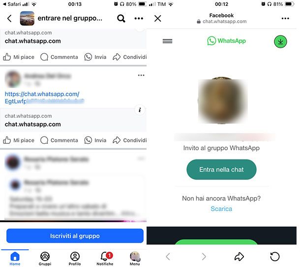 Come trovare gruppi WhatsApp su Google