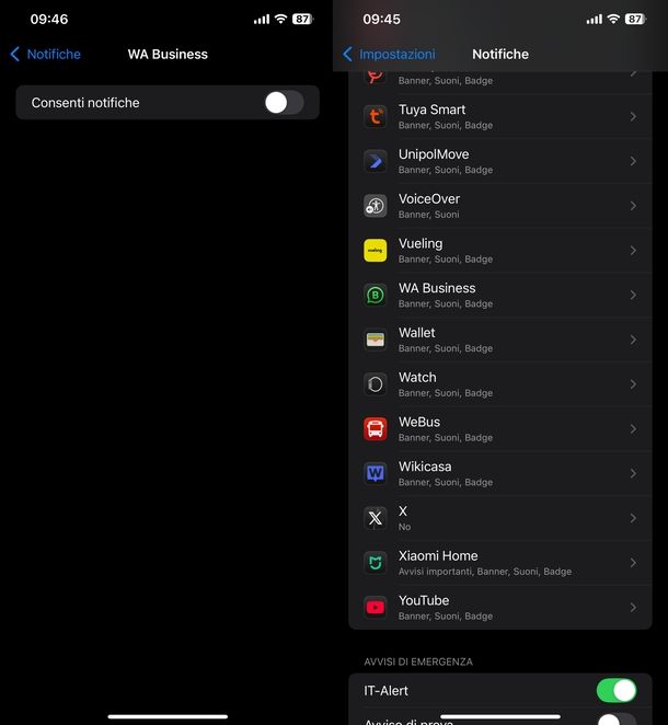 Mettere Non disturbare WhatsApp iPhone