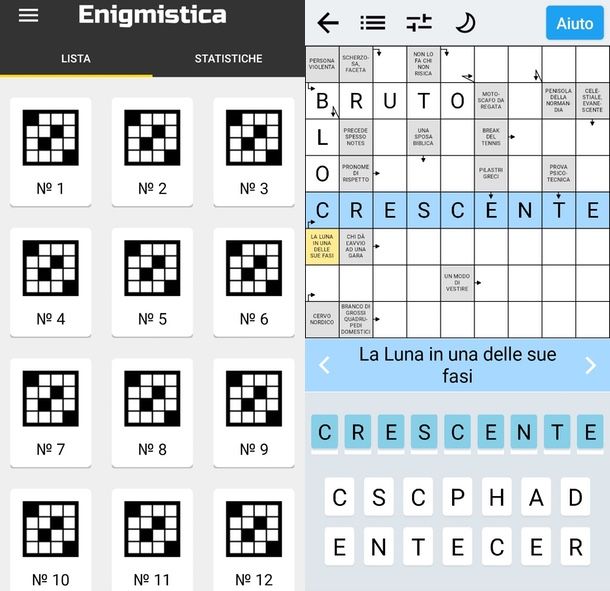 Cruciverba autodefiniti Android