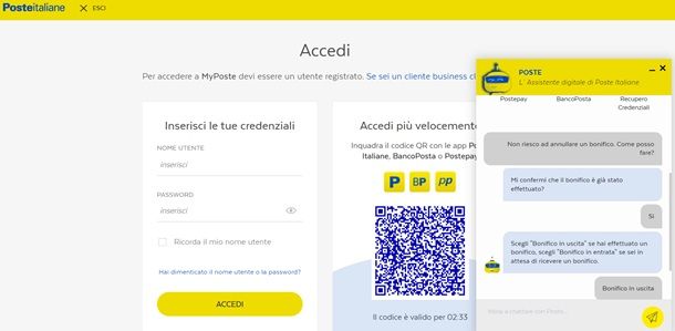 L'Assistente digitale di Poste Italiane