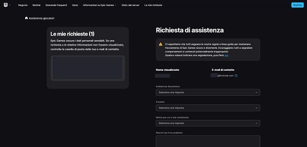 Come eliminare un account Epic Games