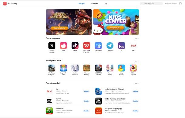 Installare le app