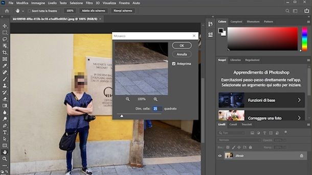 Come oscurare i volti nelle foto con PhotoShop