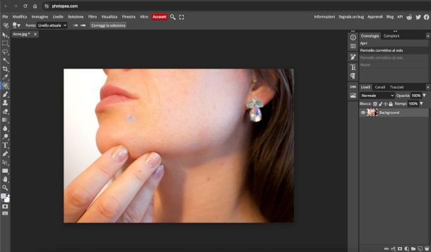 interfaccia Photopea